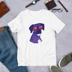 Cool Shady Dog Half Sleeve T-Shirt — front view