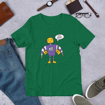 Beep Beep Robot Half Sleeve T-Shirt