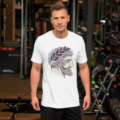 Roman Head Half Sleeve T-Shirt