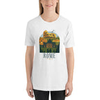Rome Italy Half Sleeve T-Shirt — back view