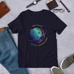 Explore The Galaxy Half Sleeve T-Shirt — Navy