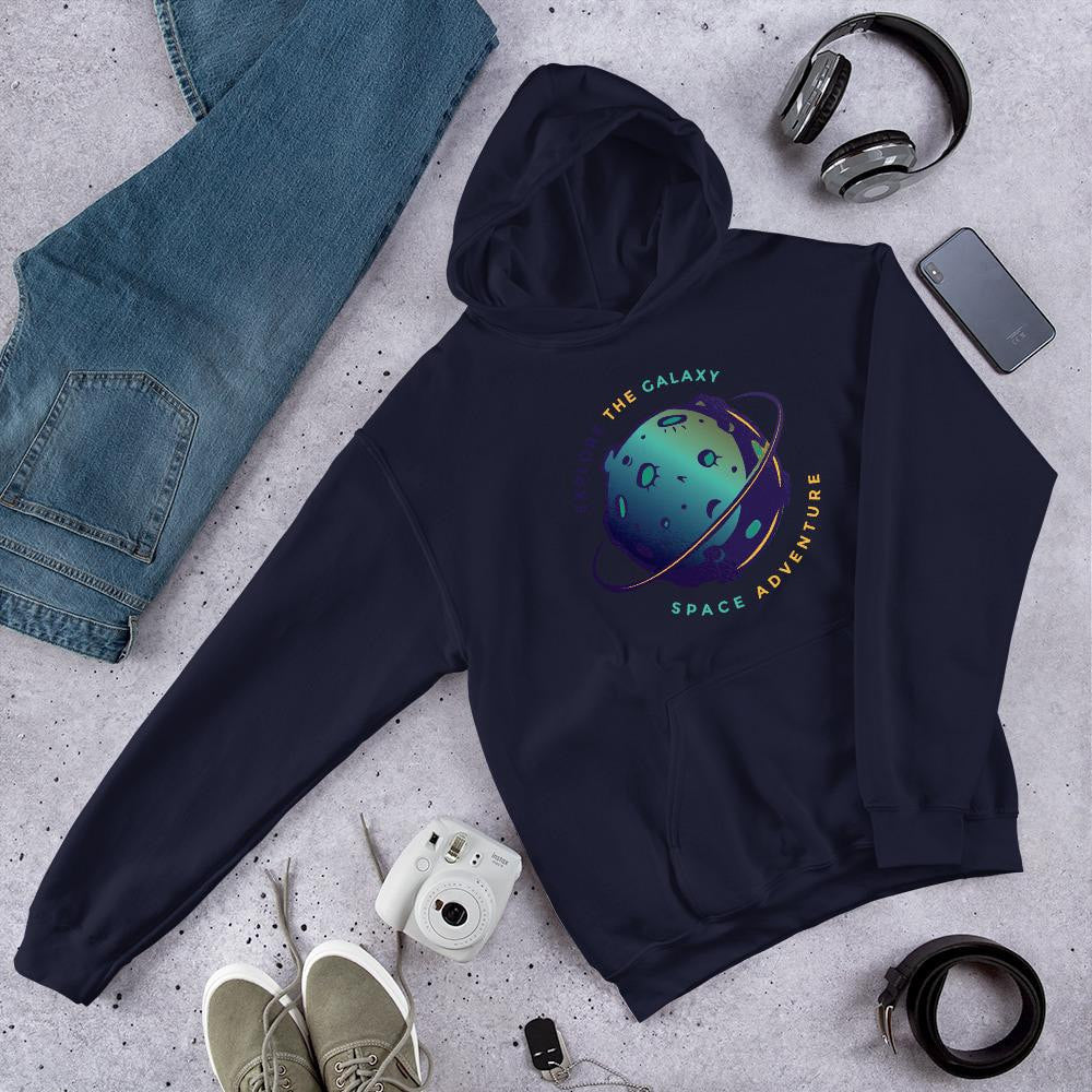 Explore The Galaxy Unisex Hooded Sweatshirt