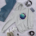 Explore The Galaxy Unisex Hooded Sweatshirt — Grey