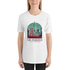 San Francisco California Half Sleeve T-Shirt — back view