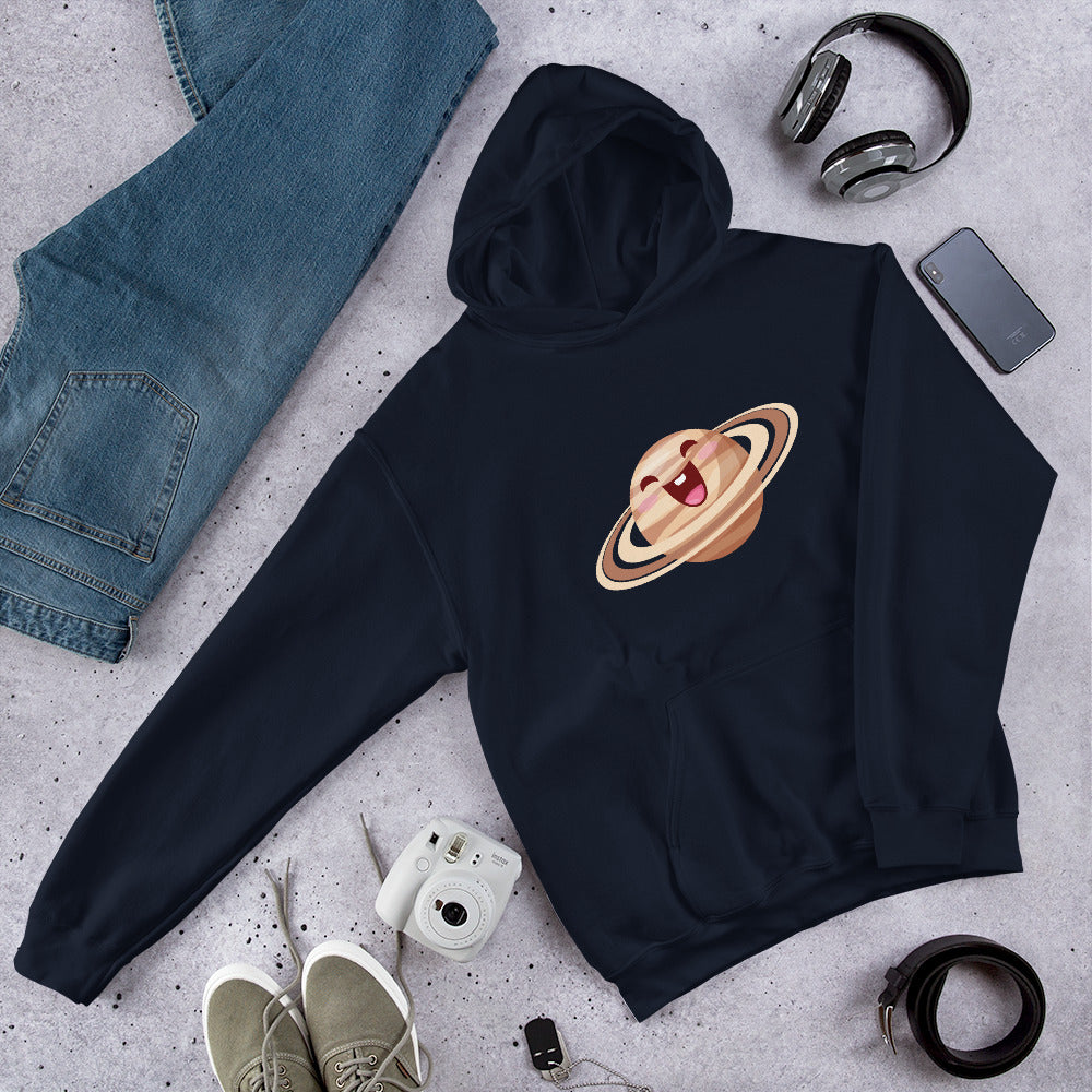 Saturn Cartoon Unisex Hooded Sweatshirt