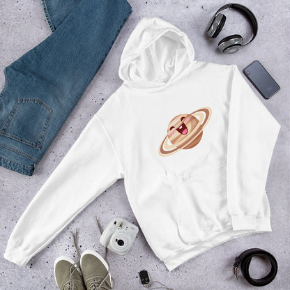 Saturn Cartoon Unisex Hooded Sweatshirt