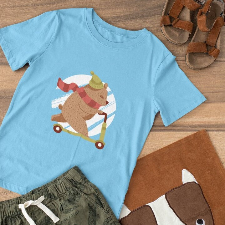 Skating Bear Toddler's T-Shirt
