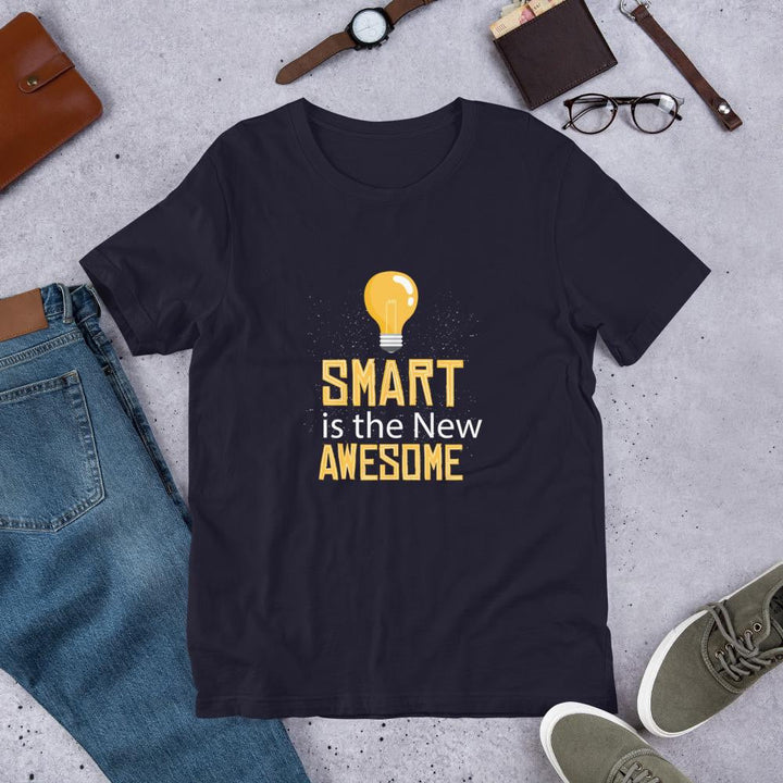 Smart Is Awesome Half Sleeve T-Shirt