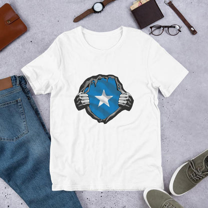 Somalia Flag Half Sleeve T-Shirt