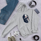 Spartan Helmet Unisex Hooded Sweatshirt — Grey