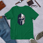 Spartan Helmet Half Sleeve T-Shirt — Green
