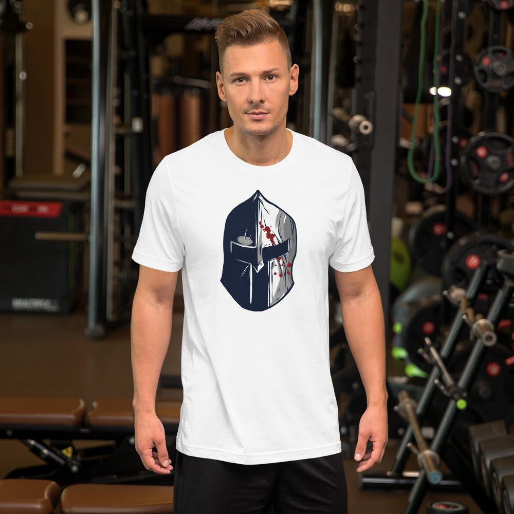 Spartan Helmet Half Sleeve T-Shirt — detail view 10