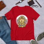 Sphynx Yoga Half Sleeve T-Shirt — Red