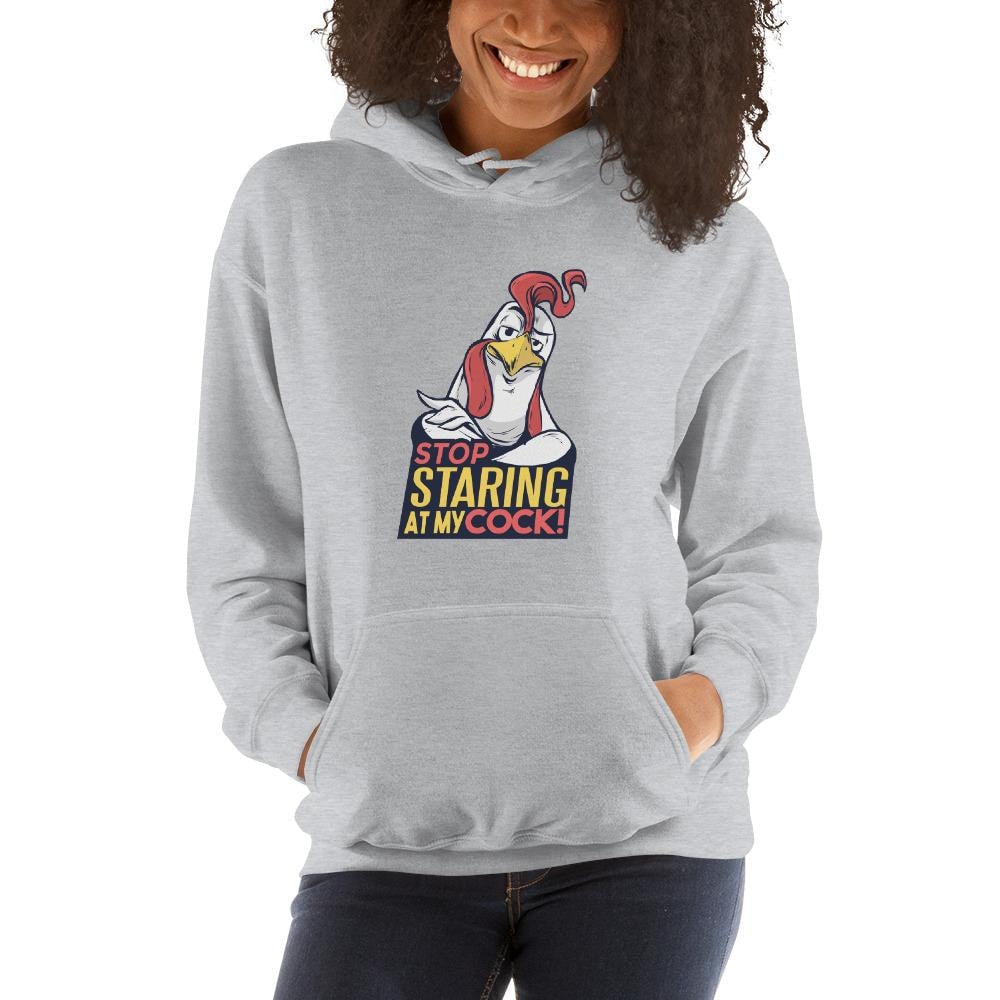 Stop Staring Unisex Hooded Sweatshirt — detail view 5