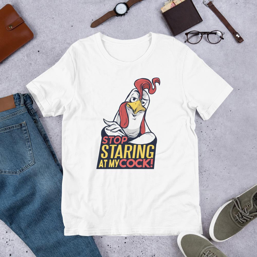 Stop Staring Half Sleeve T-Shirt — front view