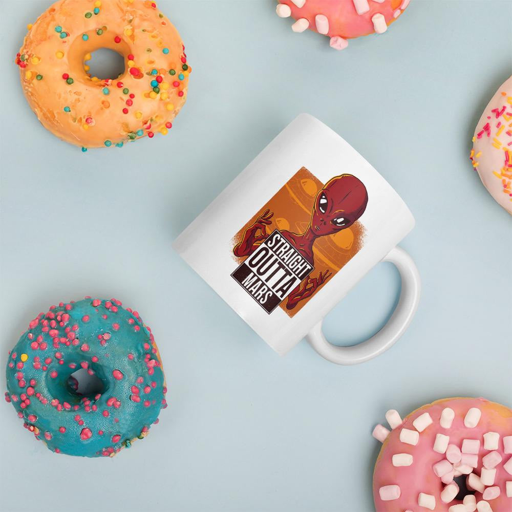 Straight Outta Mars Coffee Mug — back view