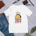 Let's Taco Half Sleeve T-Shirt — White