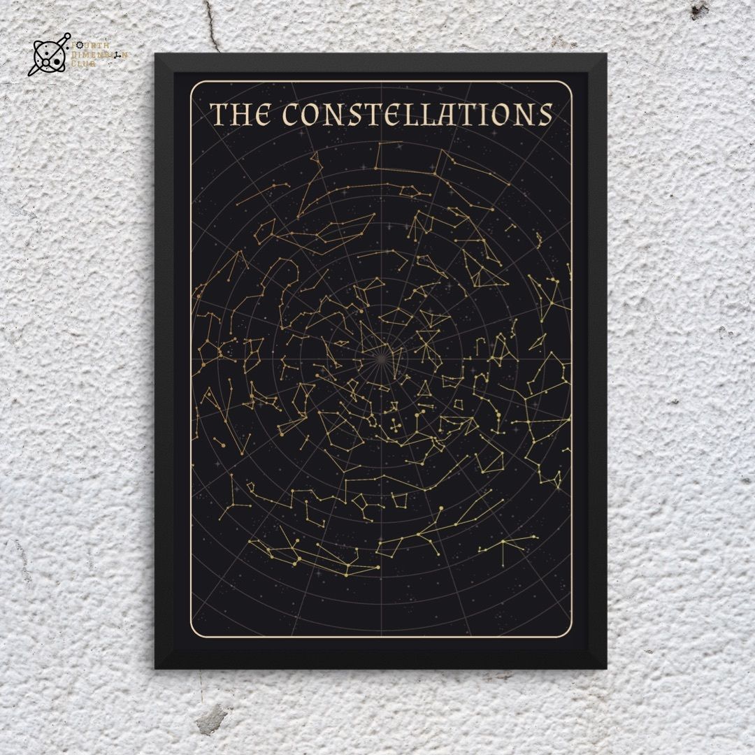 The Constellations Framed Poster — A3 12 X 18 Inch