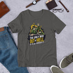 The Only Way Half Sleeve T-Shirt — Charcoal