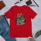 The Only Way Half Sleeve T-Shirt — Red