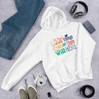 Those Who Hustle Unisex Hooded Sweatshirt — White