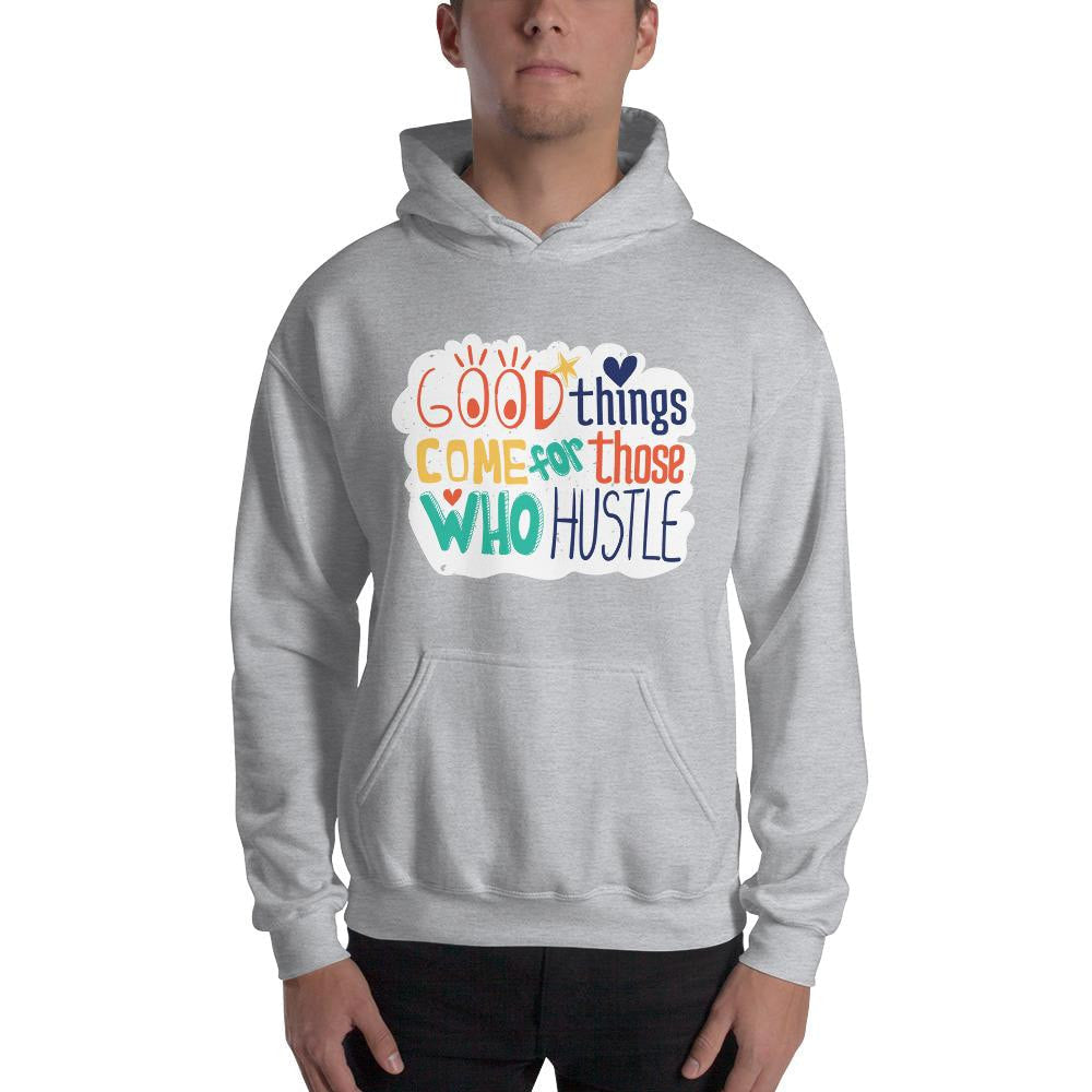 Those Who Hustle Unisex Hooded Sweatshirt — detail view 4