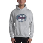 Train Hard Unisex Hooded Sweatshirt — detail view 4