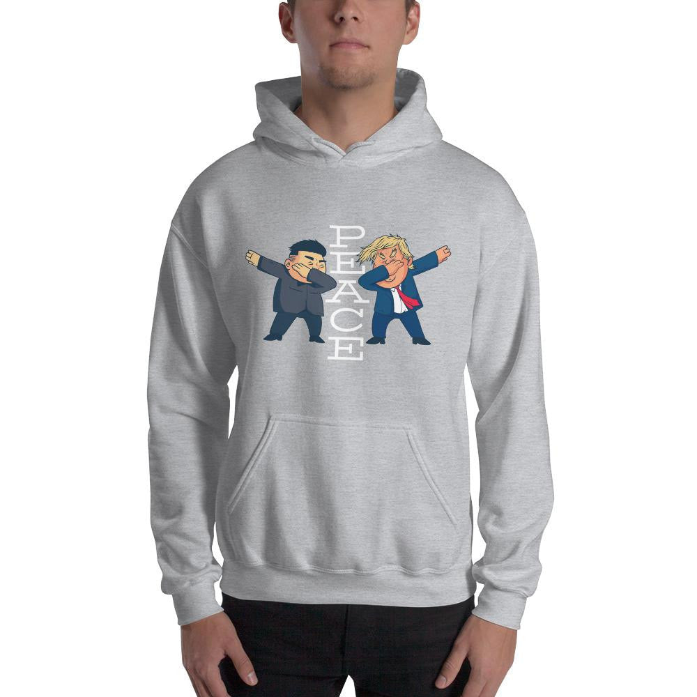 Peace Unisex Hooded Sweatshirt — detail view 4