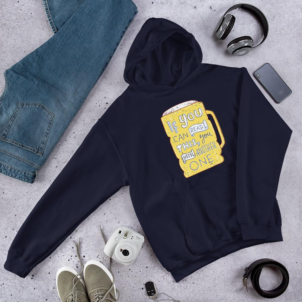Another Beer Unisex Hooded Sweatshirt — Navy