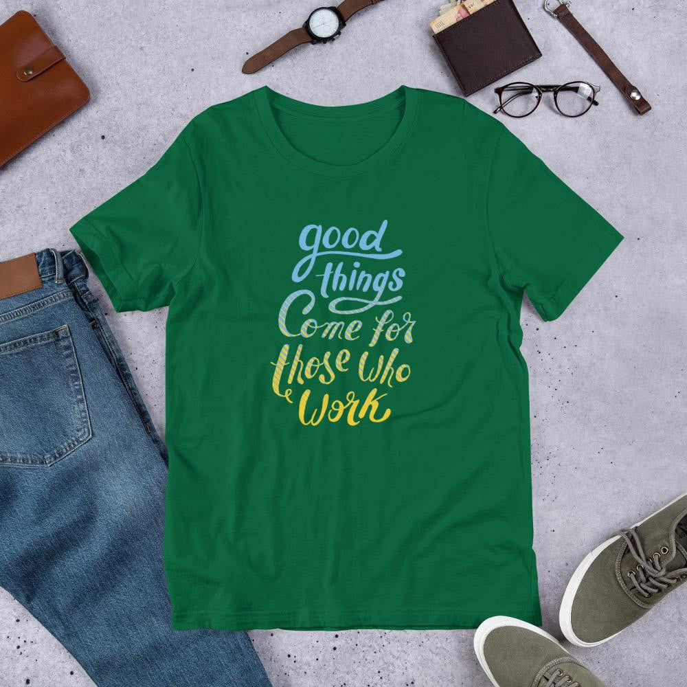 Good Things Half Sleeve T-Shirt — Green