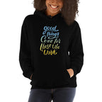 Good Things Unisex Hooded Sweatshirt — detail view 4