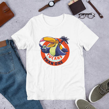 Tucan Drinking Beer Half Sleeve T-Shirt