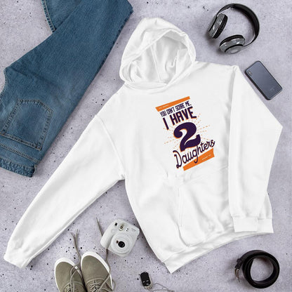 Two Daughters Unisex Hooded Sweatshirt
