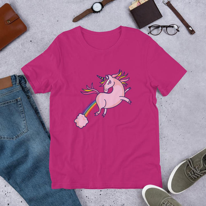 Pink Unicorn Half Sleeve T-Shirt