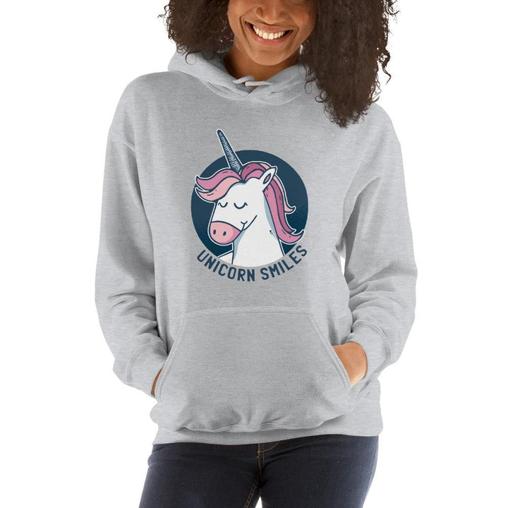 Unicorn Smiles Unisex Hooded Sweatshirt
