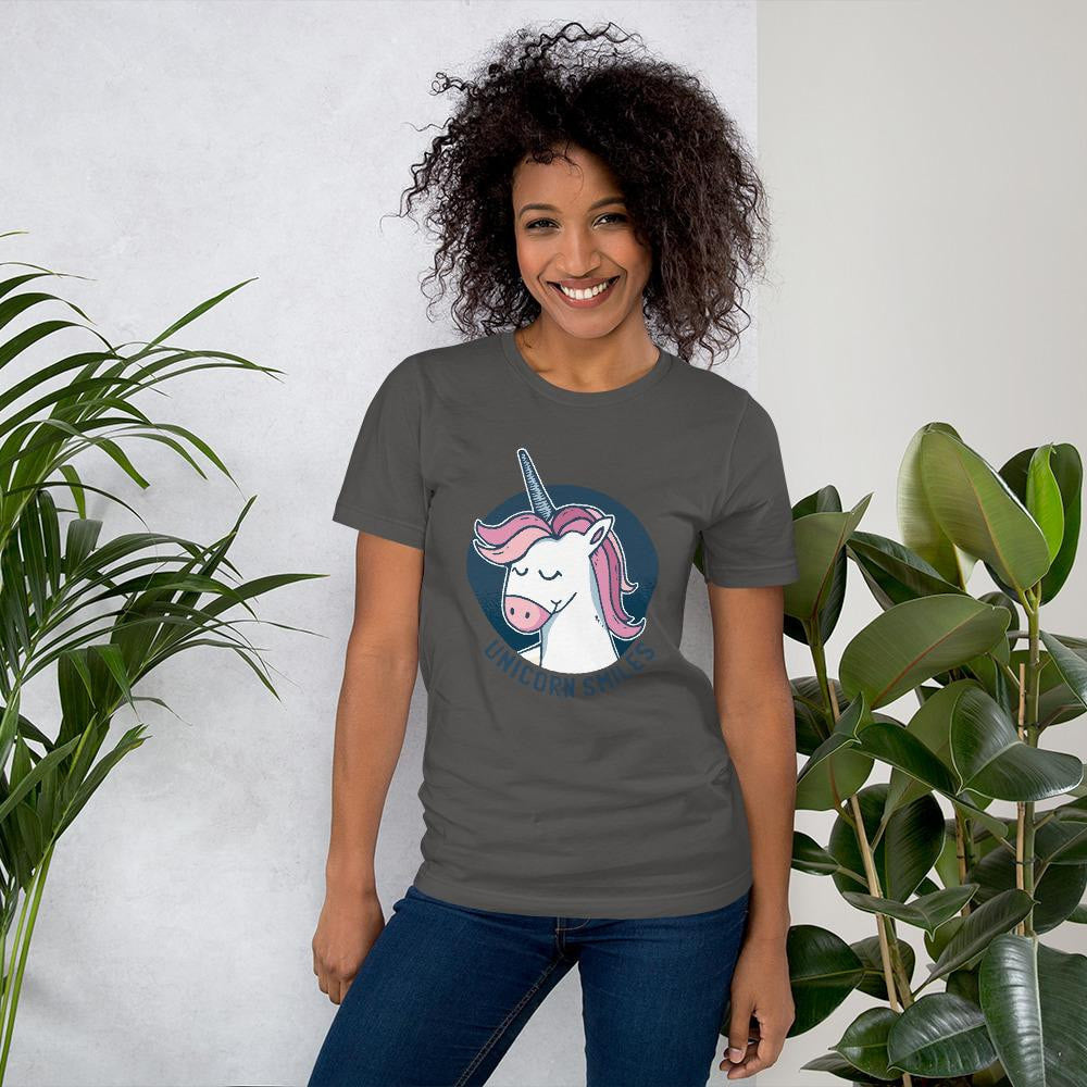 Unicorn Smiles Half Sleeve T-Shirt — detail view 11