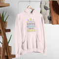 Universe Wishes Unisex Hooded Sweatshirt — Light Pink