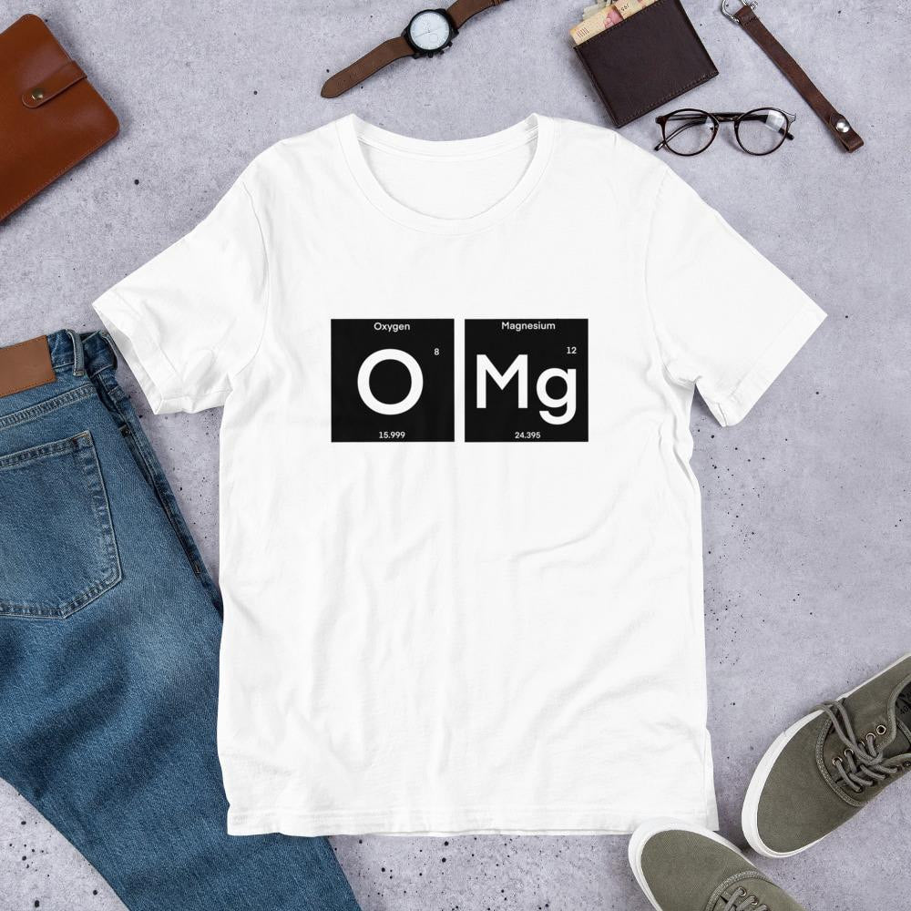 OMG! Men/Unisex Half Sleeve T-Shirt — White