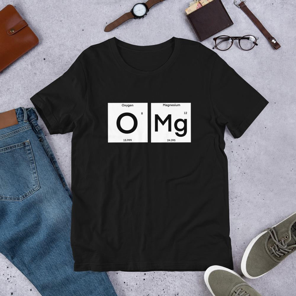 OMG! Men/Unisex Half Sleeve T-Shirt — Black