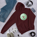 Venus Cartoon Unisex Hooded Sweatshirt — Maroon