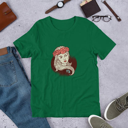 Virgo Zodiac Half Sleeve T-Shirt
