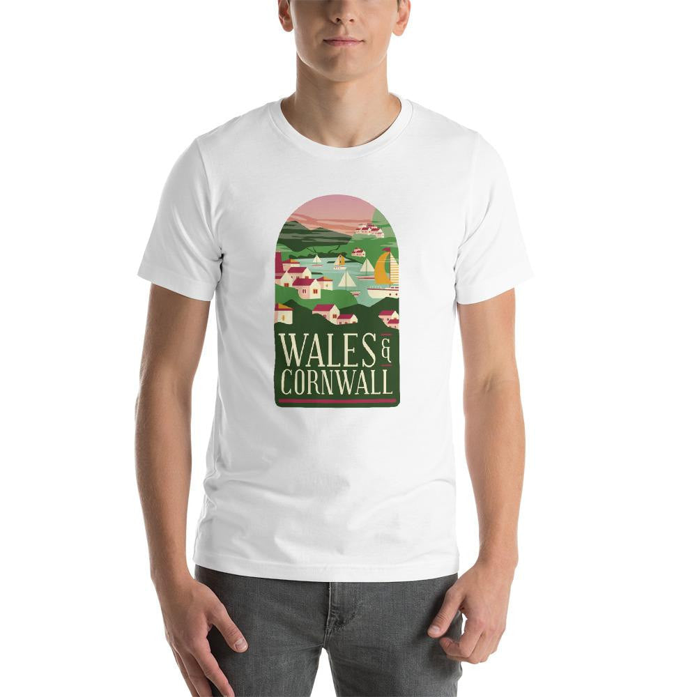 Wales & Cornwall Half Sleeve T-Shirt