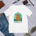 Washington D.C. Half Sleeve T-Shirt — White