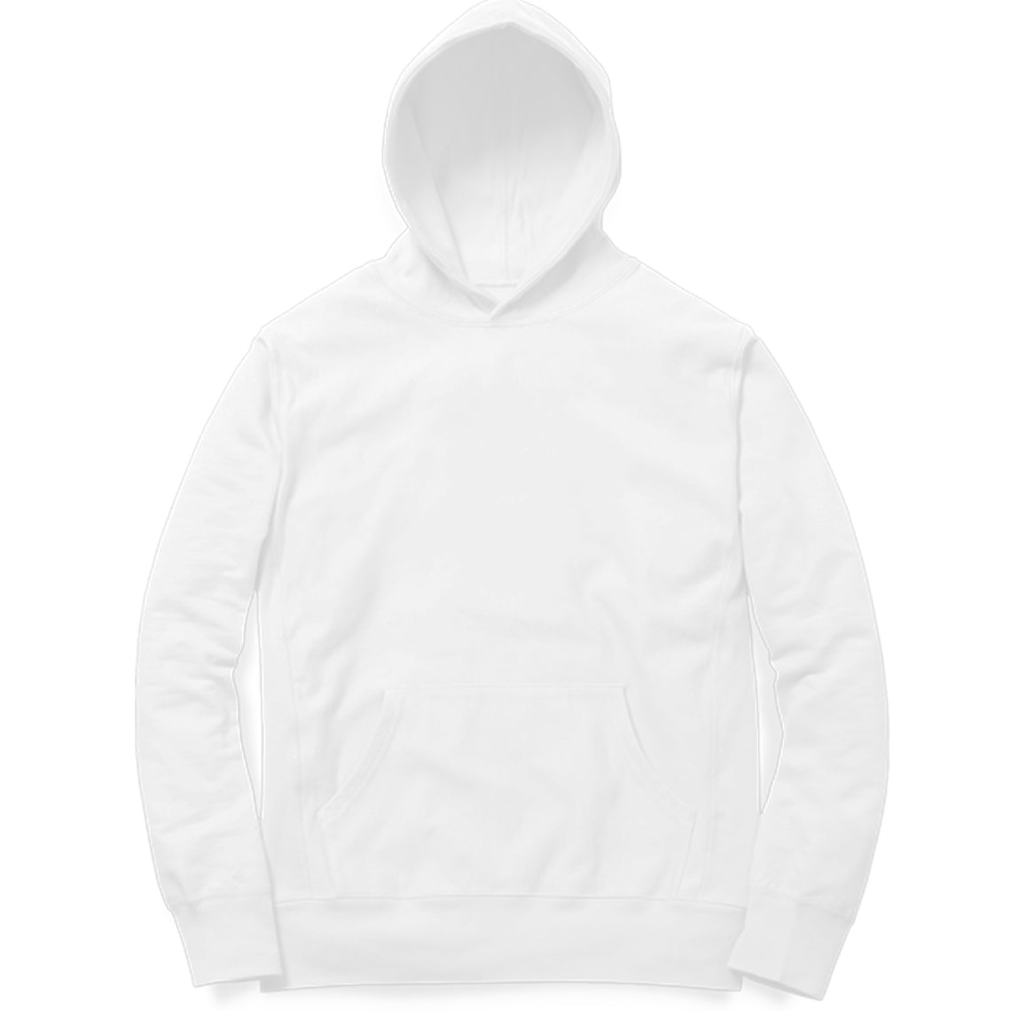 Plain Unisex Hooded Sweatshirt