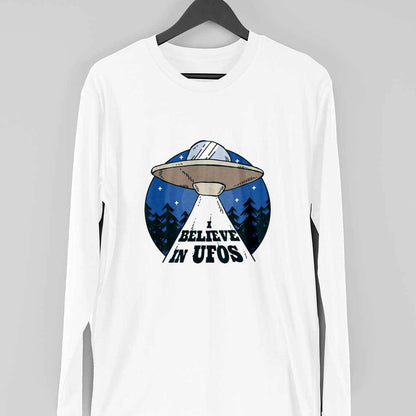 Alien Spaceship Full Sleeve T-Shirt