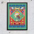 Year Of The Tiger 2022 Framed Poster — A3 12 X 18 Inch