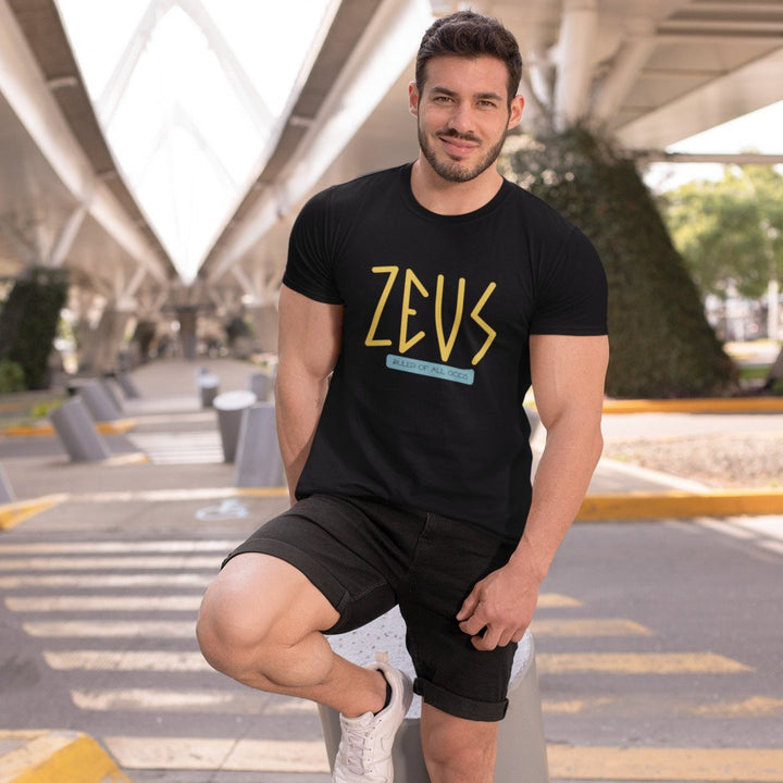 Zeus Greek God Half-Sleeve T-Shirt