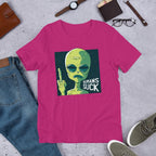 Humans Suck Alien Unisex Half Sleeve T-Shirt — detail view 4