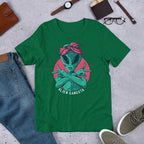 Alien Gangsta Unisex Half Sleeve T-Shirt — Green