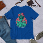 Alien Gangsta Unisex Half Sleeve T-Shirt — Blue